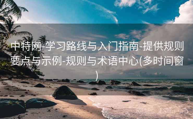 中特网-学习路线与入门指南-提供规则要点与示例-规则与术语中心(多时间窗)